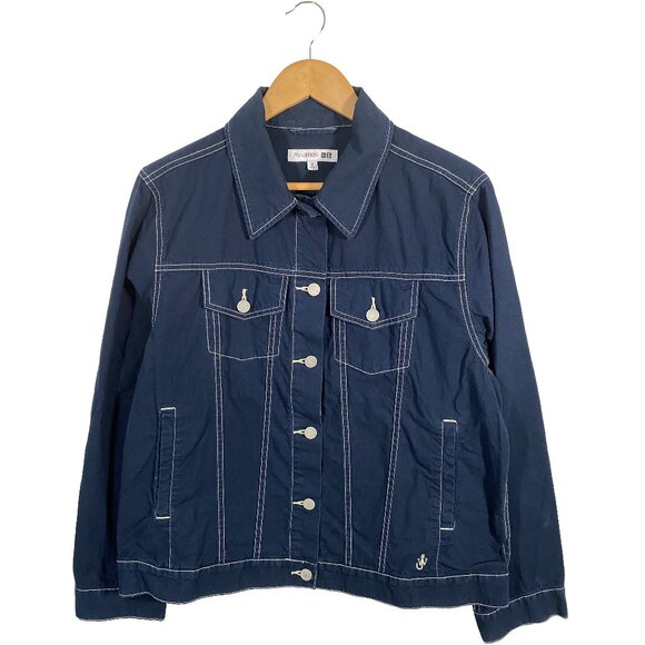 J.W.Anderson x Uniqlo Contrast Stitch Trucker Jacket Size XL - Picture 1 of 7
